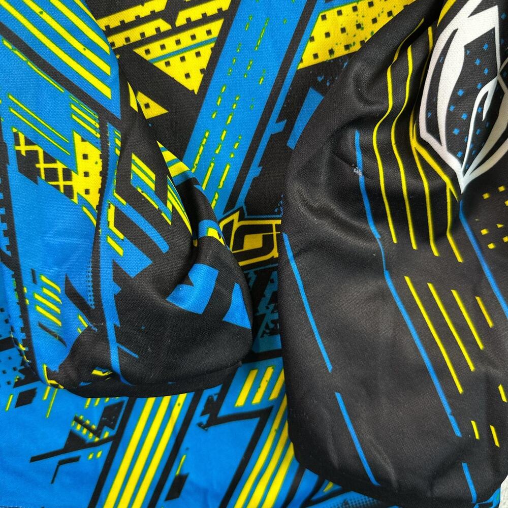 Answer Motocross Jersey Blue Yellow Graphic Racing Dirt Bike MX Shirt Mens XL - Picture 7 of 8